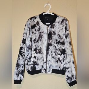 Gently Worn Rock & Republic Tie Dye Bomber Jacket